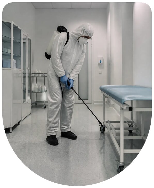 Профессиональная дезинсекция клиники с гарантией в Приморско-Ахтарске